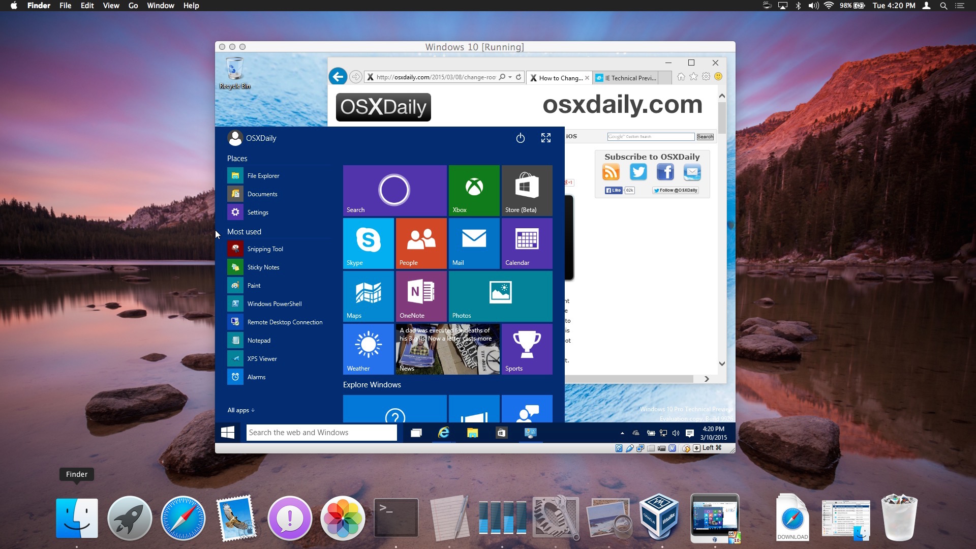 mac screenshot for windows 10
